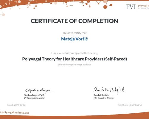 Mateja Voršič – 2024-05-02 Polyvagal Theory for Healthcare Providers